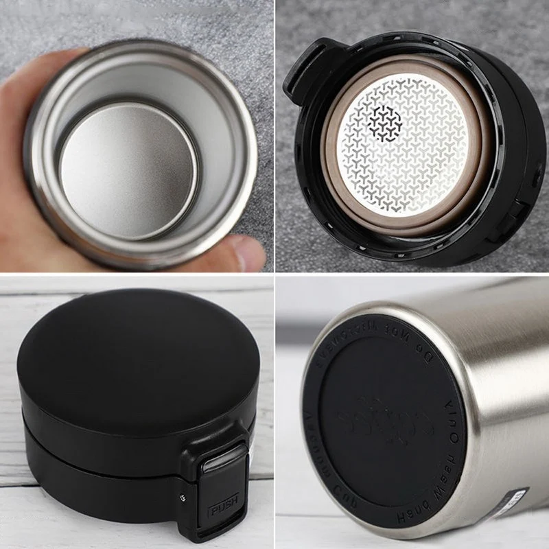 Coffee Mug 304 Stainless Steel Thermos Bottle Vacuum Flask Insulated Cup Thermal Water Bottle For Outdoor Travel