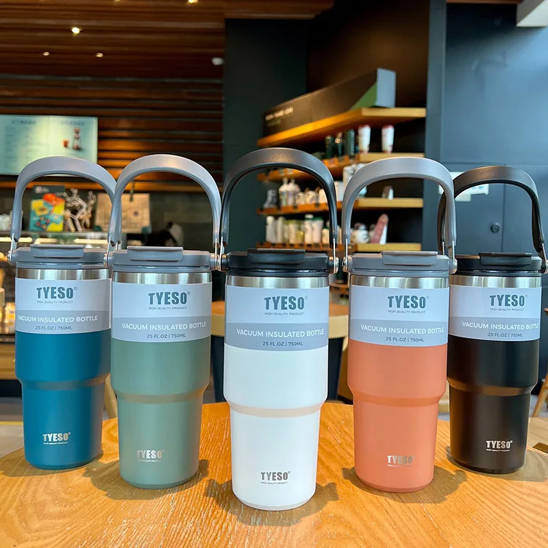 Coffee Cup Thermos Bottle Stainless Steel Car Water Bottle layer InsulationTravel Mug Vacuum Flask Cold And Hot