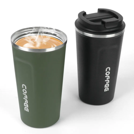 Thermos Café Mug for Tea Water Coffee Travel Cup Mug 380/510ML Double Stainless Steel