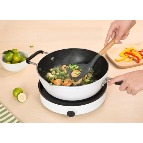 Electromagnetic furnace Lite Electric Induction Cooker Youth 2100W Adjustable Heat 9 Levels of Flames Continuous