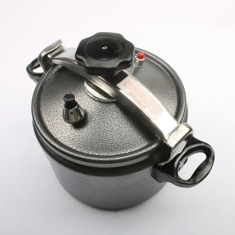 New Aluminum 3L Explosion-Proof Pressure Cooker Pot Outdoor Camping Pot High Elevation Pressure Cooker Flat