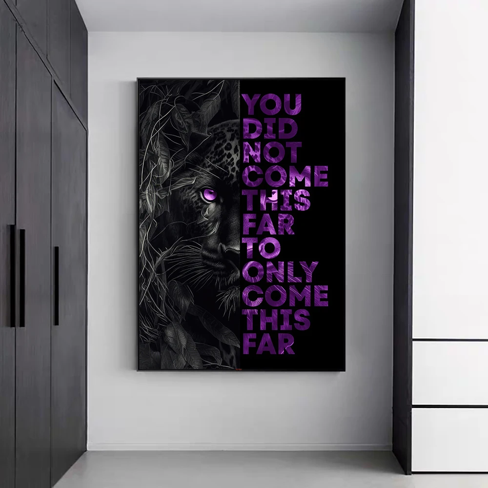 Wild Lion Letter Motivational Quote Art Posters And Prints On Canvas Decorative Wall Art Picture For Home