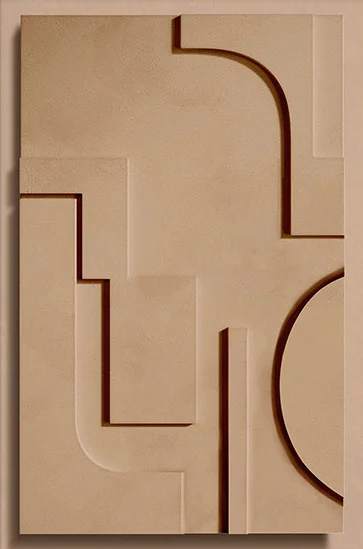 Abstract Texture 3d Geometric Line Art Painting On Canvas Prints Modern Minimal Wall Décor Sculptural Poster