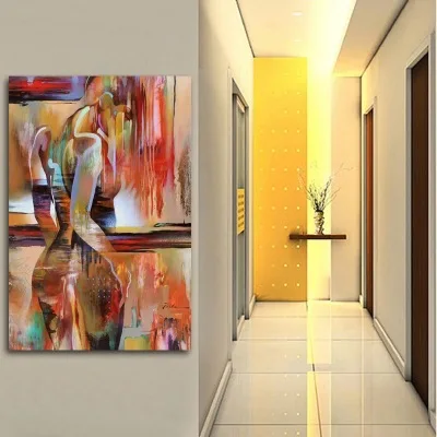 Modern Body Art Sexy Body Nude Beauty Women Oil Painting on Canvas Posters and Prints Cuadros Wall Art Pictures For Living Room
