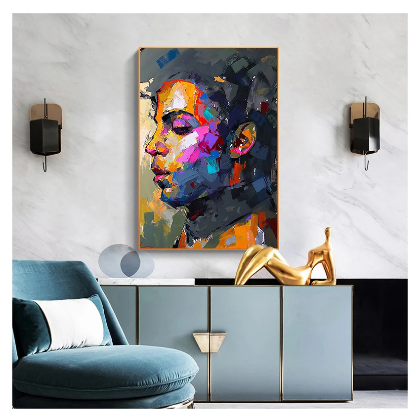 Prints Wall Art Canvas Painting Prince Rogers Nelson Pictures for Living Room Home Decor Modern Abstract Portrait Posters