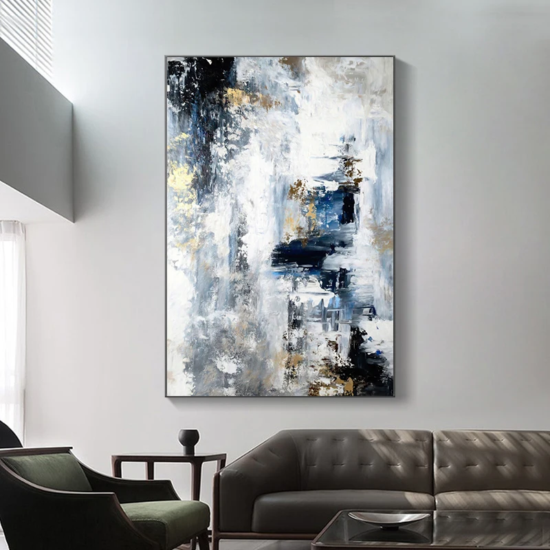 Abstract Oil Canvas Painting Modern Posters and Prints Quadros Wall Art Picture for Living Room Home Design Decoration Cuadros