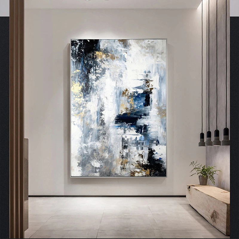 Abstract Oil Canvas Painting Modern Posters and Prints Quadros Wall Art Picture for Living Room Home Design Decoration Cuadros