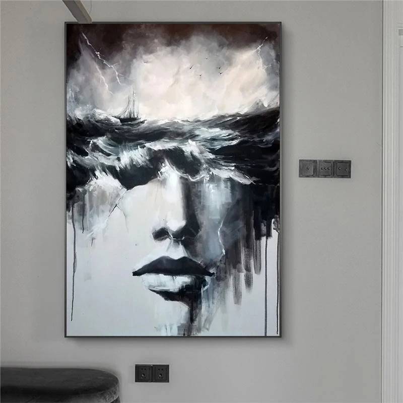 Canvas Romanticyoung Strong Young Man Canvas Oil Painting For Home Wall Art Girls Room Decoration Fashion Wall Art Painting