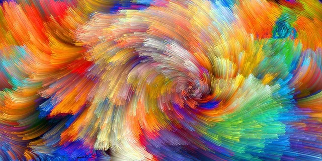 Abstract Wall Art Rainbow Color Splash Oil Paintings On Canvas Wall Posters And Print Cuadro Picture