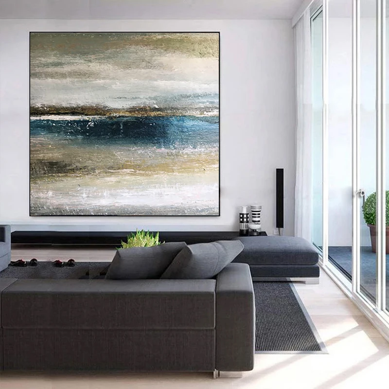 Large Wall Art Abstract Thick Oil Painting Handmade Modern Paintings On Canvas Home Office Wall Decoration Pictures Handpainted