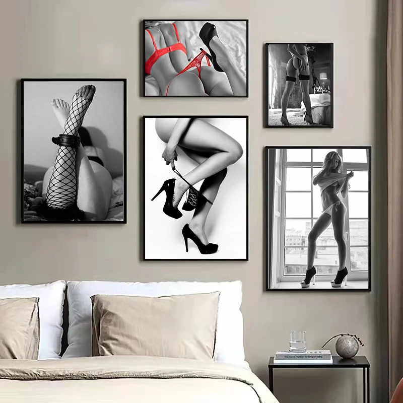 Sexy Woman Frameless Canvas Decorative Art Poster Image Home Living Room Bedroom Decoration