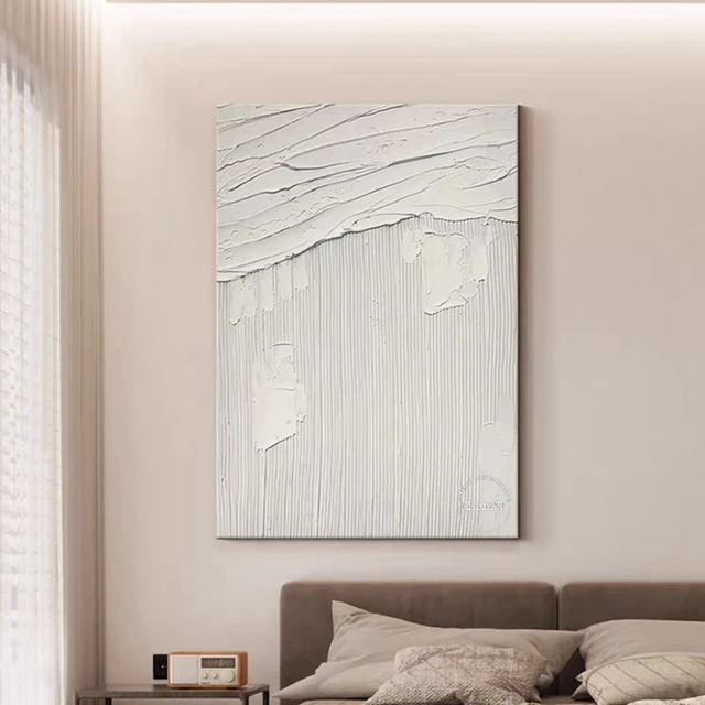 Modern New Paintings Art Pure Handmade Abstract Textured 3D Lines Oil Painting Home Wall Showpieces Thick Acrylic Art On Canvas