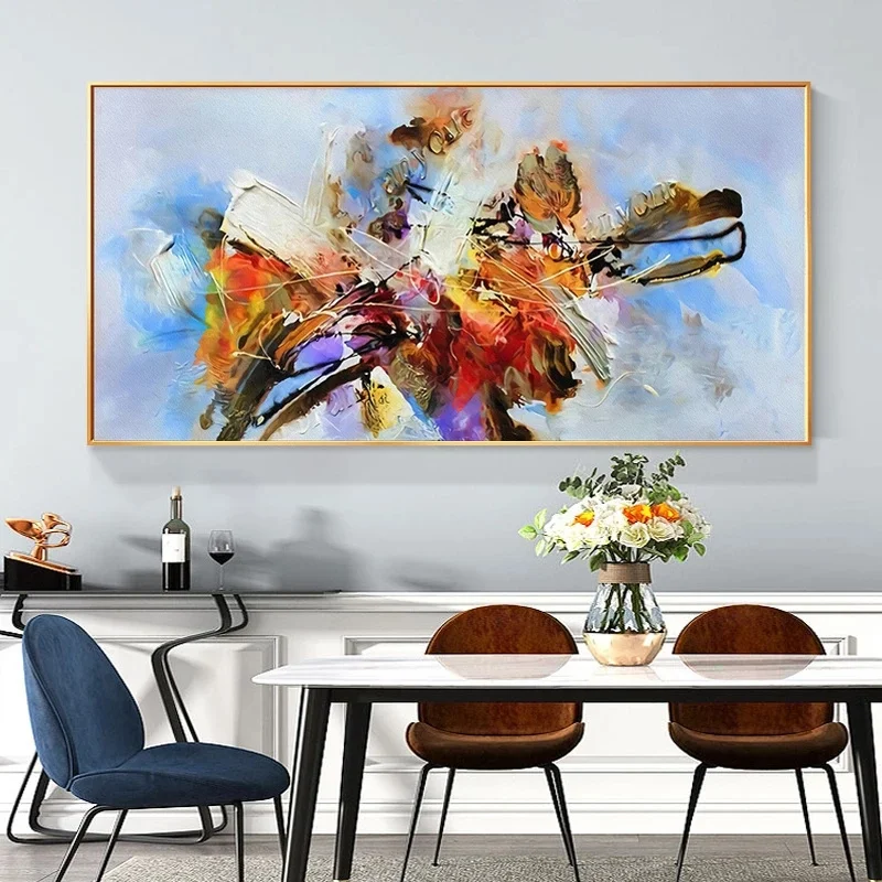 Nordic Abstract Colorful Luxury Canvas Painting on The Wall Art Decorative Picture Modern Living Room Home Décor