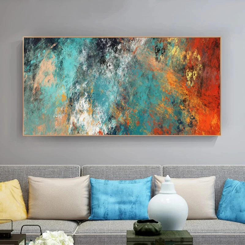 Modern Abstract Clouds Canvas Paintings on The Wall Posters and Print Scandinavian Cuadros Picture for Living Room Decoration