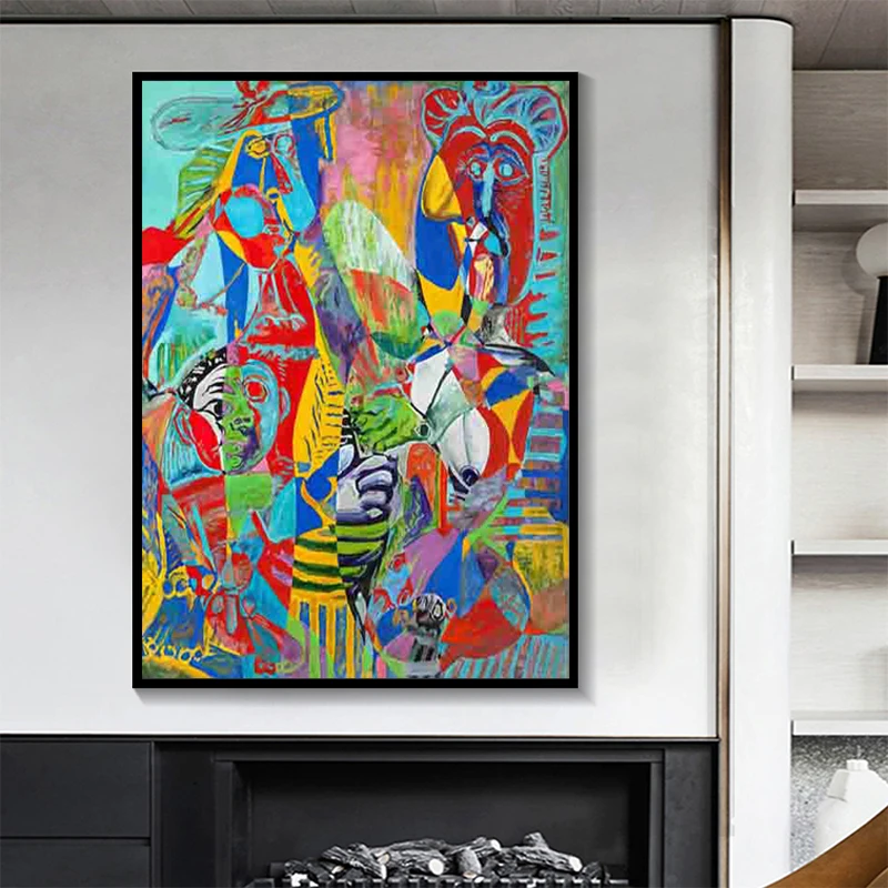 Pablo Picasso Canvas Paintings Abstract Posters and Prints Quadros Wall Art Picture for Living Room Home Wall Decoration Cuadros