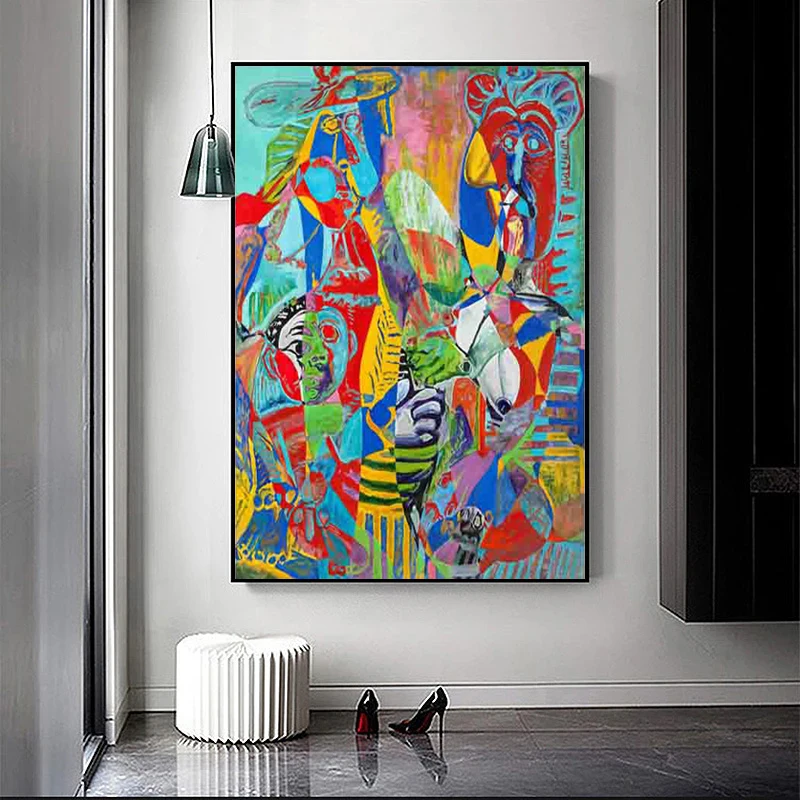 Pablo Picasso Canvas Paintings Abstract Posters and Prints Quadros Wall Art Picture for Living Room Home Wall Decoration Cuadros