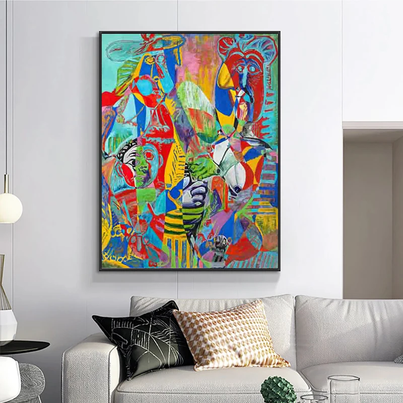 Pablo Picasso Canvas Paintings Abstract Posters and Prints Quadros Wall Art Picture for Living Room Home Wall Decoration Cuadros