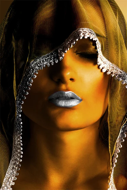 Modern Fashion Woman African Painting Prints HD Pictures Portrait Wall Art Poster for Home Décor