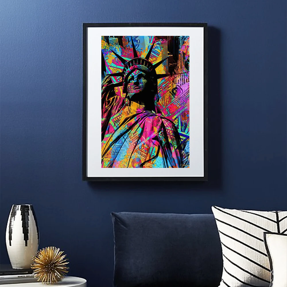 Street Graffiti Abstract Wall Art Poster Creative Light Bulb Canvas Painting Modern Home Bedroom Décor Mural