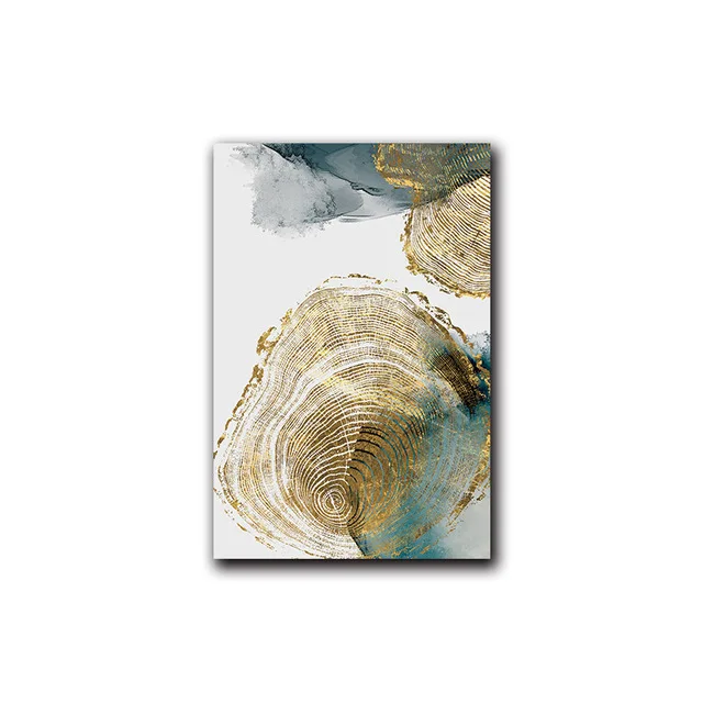 Leaf and Trunk Texture Abstract Wall Art Canvas Poster Print Nordic Decorative Picture Painting Modern Living Room Decor