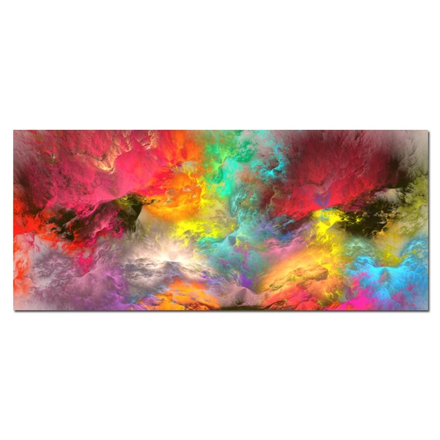 Different Light Cloud Abstract Oil Painting Wall Picture For Living Room Décor Canvas Modern Art Poster And Print