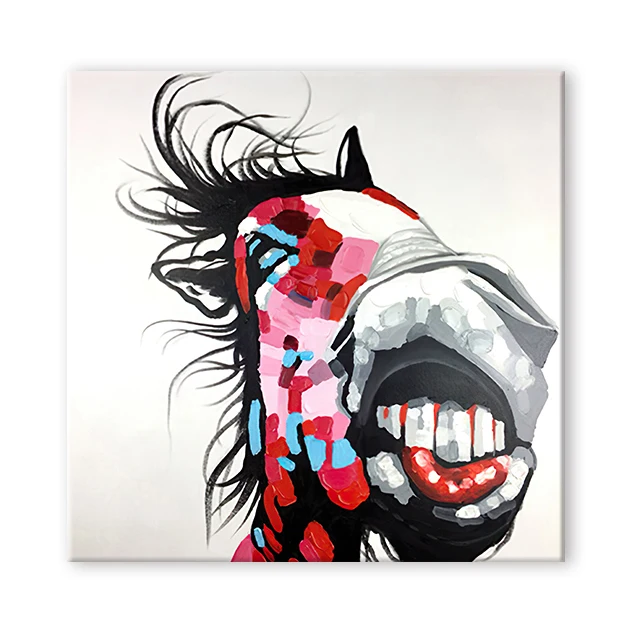 Abstract Funny French Bulldog Monkey Pig Horse Animals Art Canvas Painting Posters Print Nordic Pets Wall Art Picture Home Decor