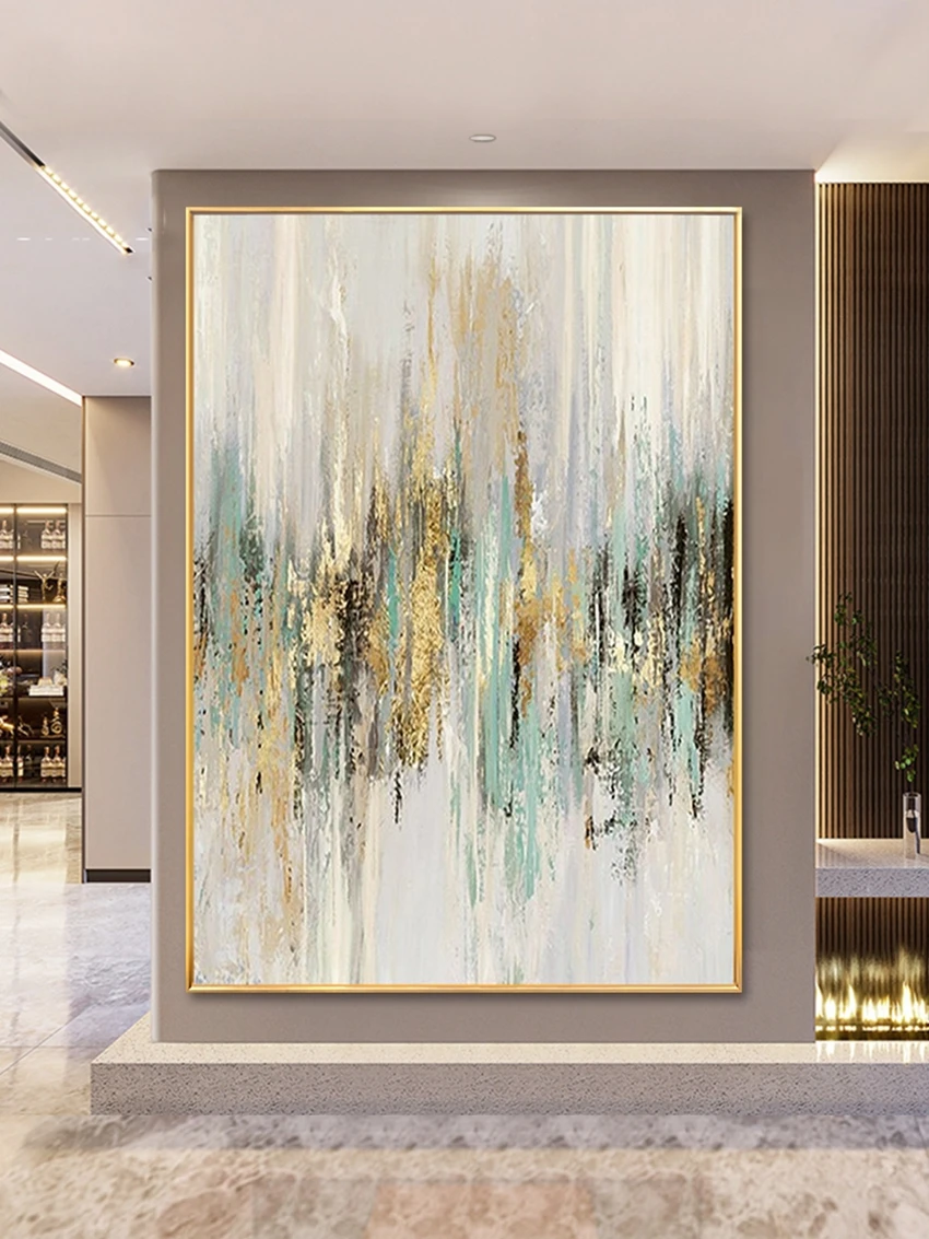 Handpaint Home Decor Pictures Abstract Acrylic Wall Canvas Art Frameless Picture Oil Painting Murals Artwork