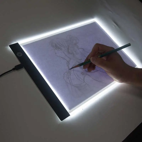 A4 LED Light Pad USB Powered Light Board Digital Graphics Tablet for Drawing Pad Art Painting board