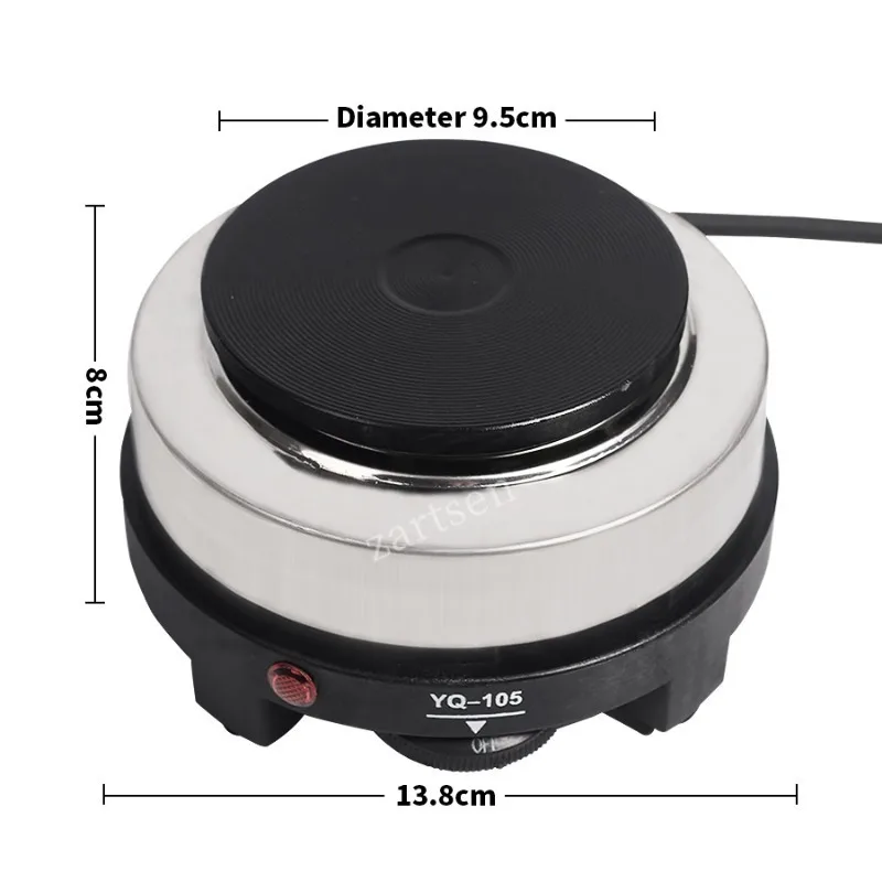500W Mini Electric Heater Stove Hot Cooker Plate Milk Water Coffee Heating Furnace Multifunctional Kitchen Appliance