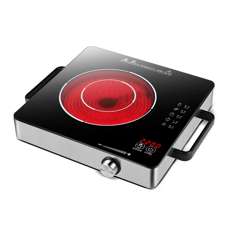 Electrical Magnetic Waterproof Induction Cooker Hob Oven Hot Pot Stove With Timer Ceramic Heating Furnace Cooktop Plate EU