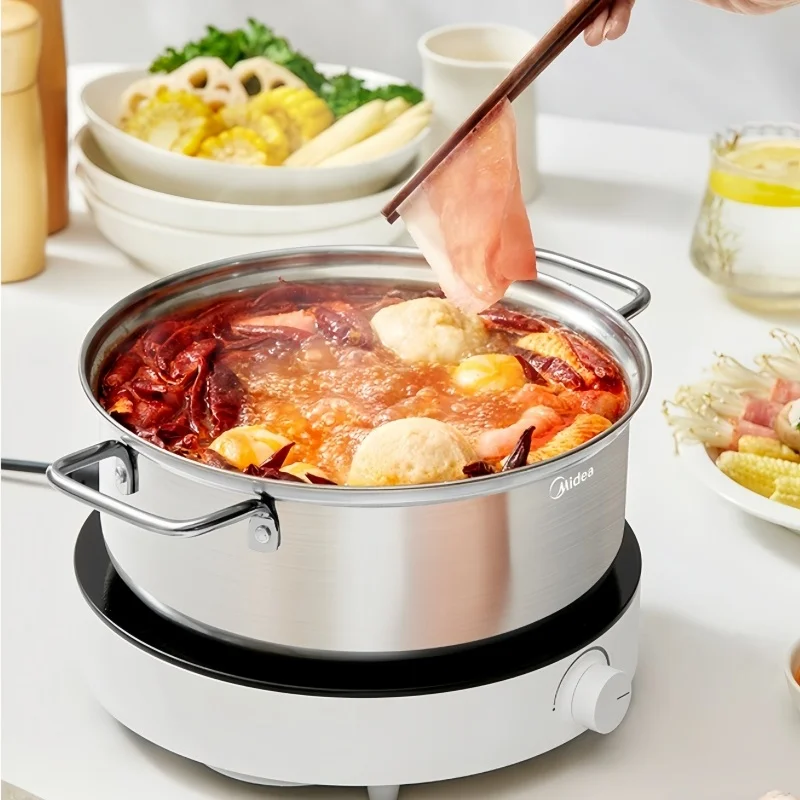 Induction cooker small mini household stove energy-saving round hot pot