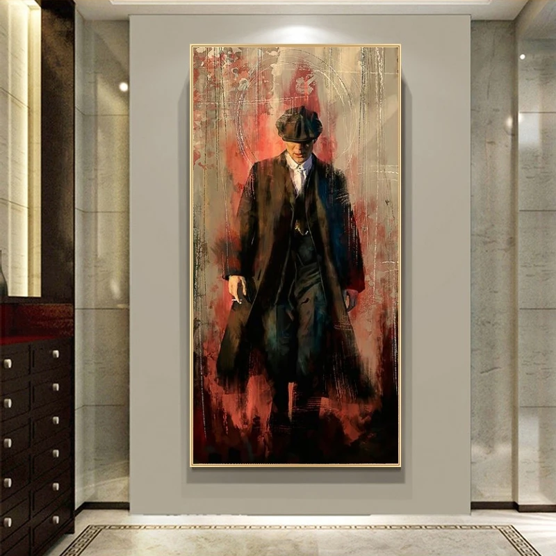 Street Wall Art Movie Character Posters Print on Canvas Abstract Portrait Wall Pictures for Modern Living Room Home Decor Mural