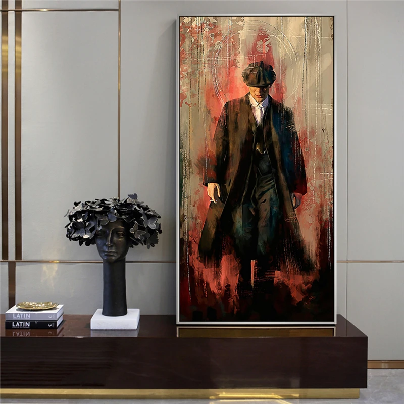 Street Wall Art Movie Character Posters Print on Canvas Abstract Portrait Wall Pictures for Modern Living Room Home Decor Mural