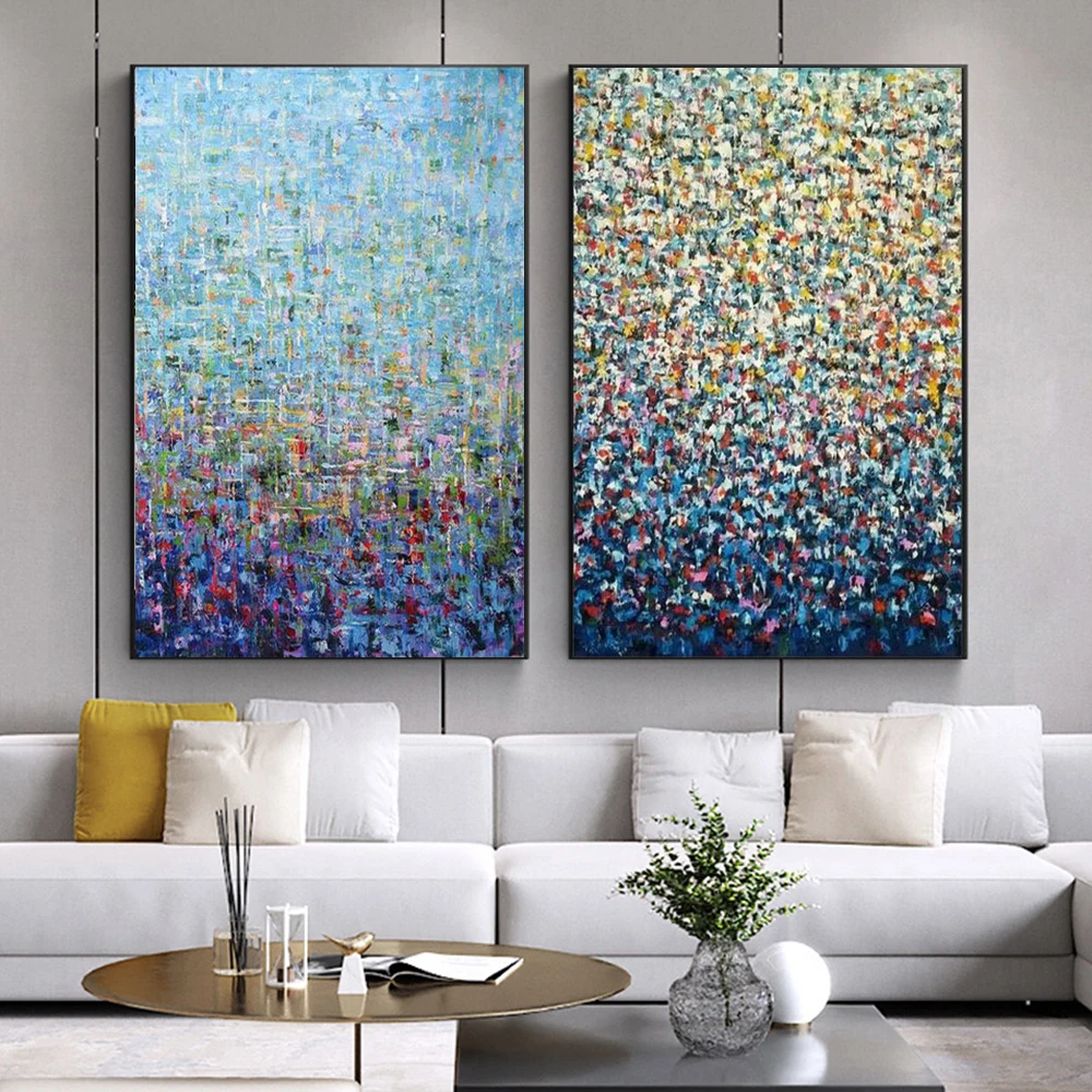 Canvas Painted Extra Large Abstract Print Painting Contemporary Wall Artwork Room Texture Painting Modern Art