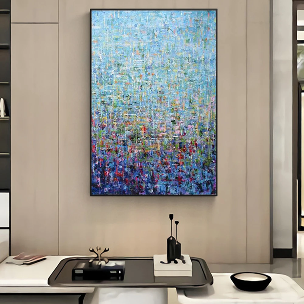 Canvas Painted Extra Large Abstract Print Painting Contemporary Wall Artwork Room Texture Painting Modern Art
