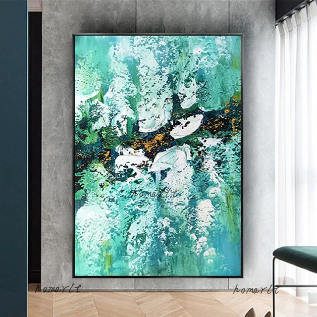 Large Abstract Paintings Hand Painted Painting Oil Canvas For Living Room Wall Art Home Decor Abstract Picture No Frame