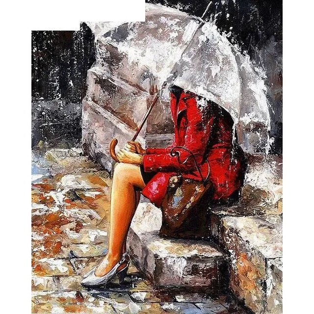 Painting By Numbers Abstract Art Coloring Hand Painted Room Wall Art Kits Drawing Canvas DIY Oil Painting Pictures By Numbers