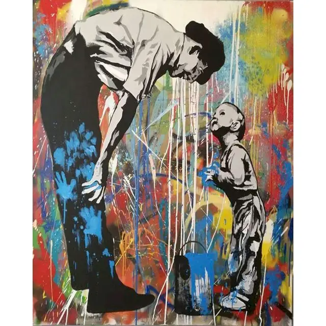 GATYZTORY Modern Painting By Numbers For Adults With Frame 60x75cm Abstract Picture On Number Wall Art For Diy Gift