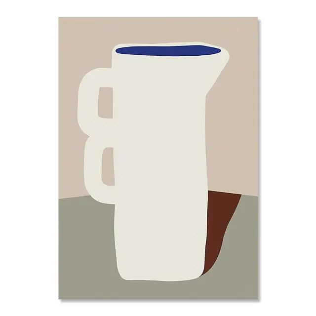 Abstract Pajamas Girl Nude Lines Curve Poster Nordic Geometry Leaf Wall Art Print Canvas Painting Decor Pictures For Living Room