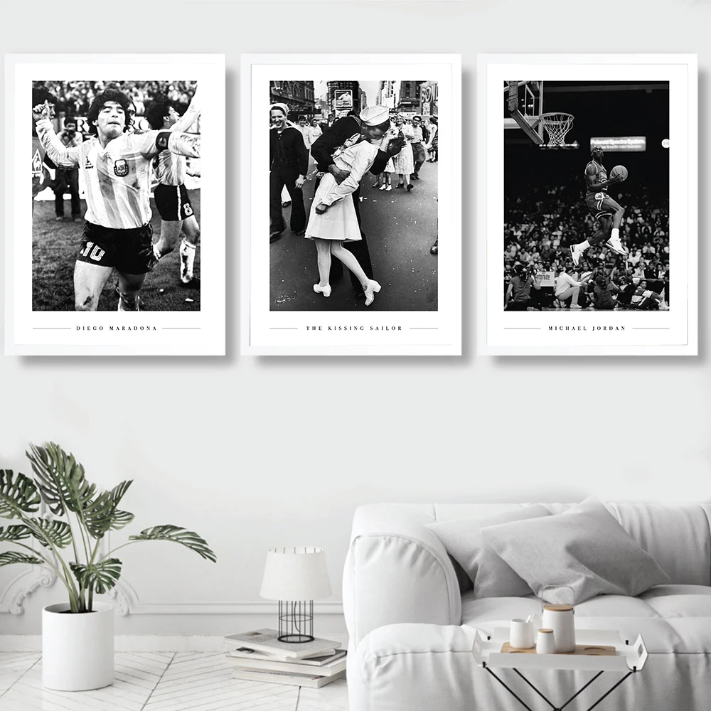 Muhammad Ali Boxing Legend Sport Player Poster Canvas Painting Black White Wall Art Pictures Posters and Prints Home Decoration