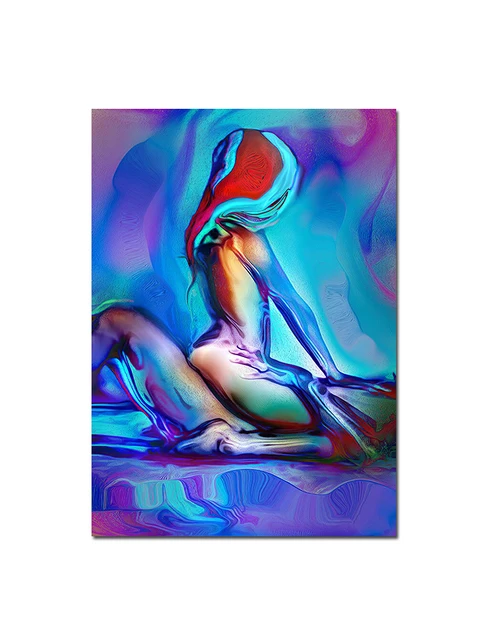 Modern Sexy Women Canvas Painting Print Wall Art Poster Abstract Nordic Picture for Living Room Home Decor No Frame Cuadros