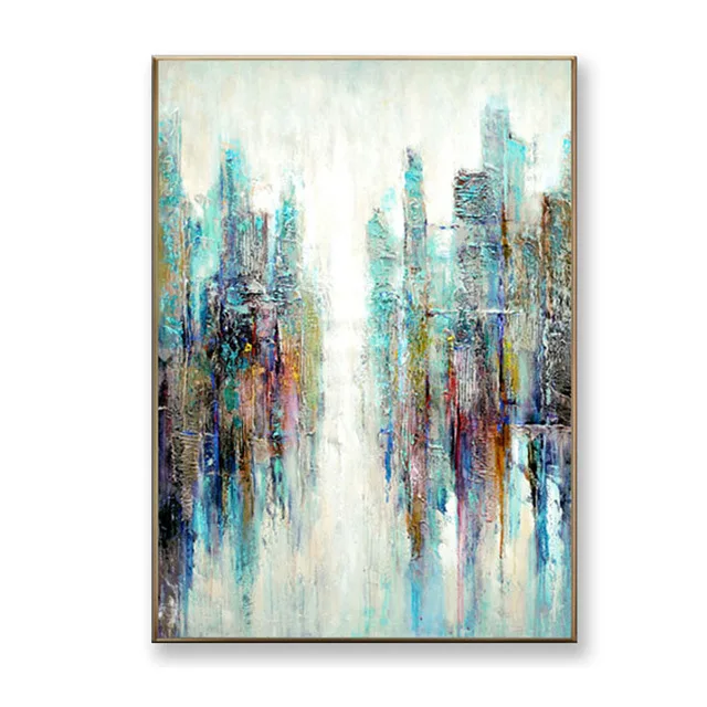 Modern Large Salon Abstract Painting Print for Living Room Home Decoration Wall Art Pictures Cuadros No Frame