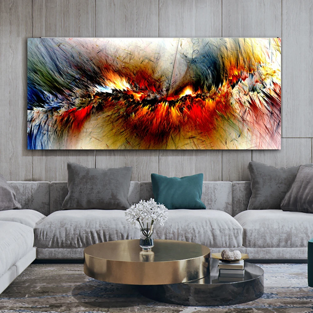 Abstract Oil Painting Think Independe Wall Picture For Living Room Canvas Modern Art Poster Print