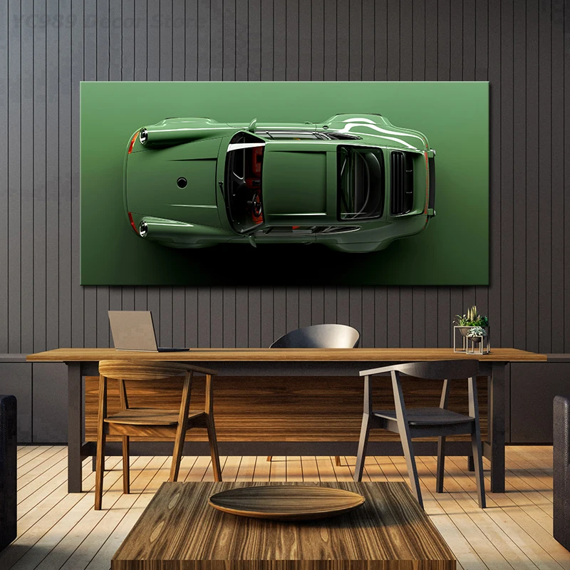 Modern Luxury Sports Car Posters and Prints Large Size Racing Supercar Wall Art for Office Room Home Décor