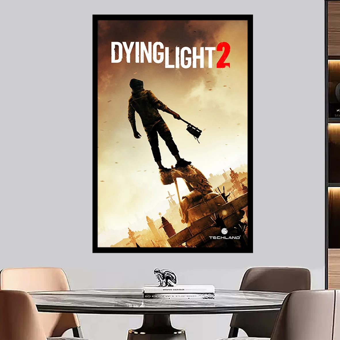 Dying Light 2 Play game Canvas Poster HD large wall art decorative painting Home bedroom Decor Painting Custom size