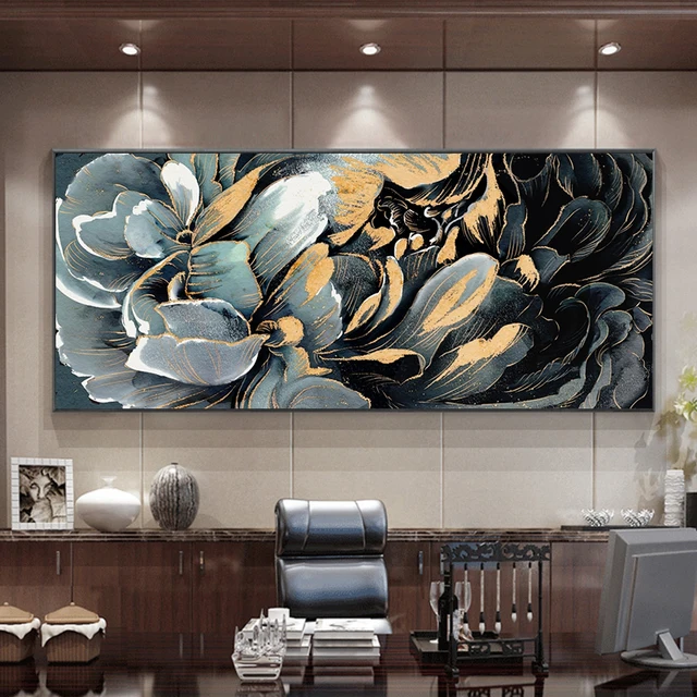Abstract Art Colorful Flower Canvas Painting Wall Art Spring Tree Floral Posters Prints for Living Room Bedroom Décor