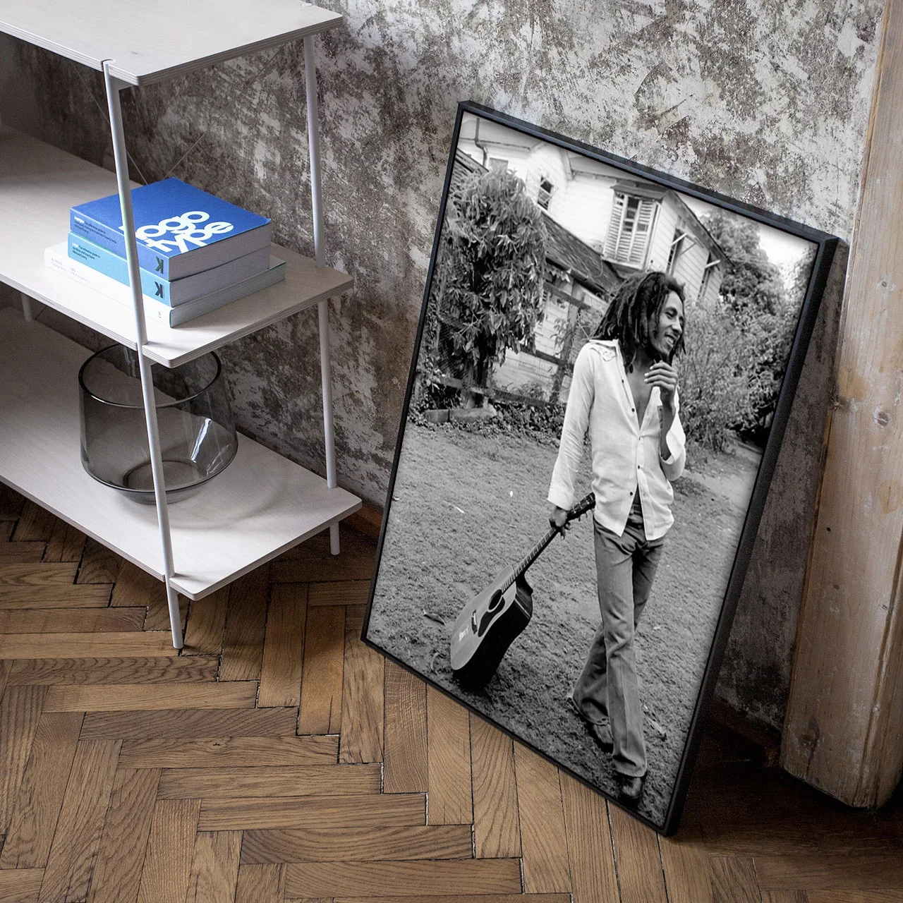 Famous Music Singer Star Bob Marley Canvas Painting Print Posters for Fans Room Living Wall Art Home Decor