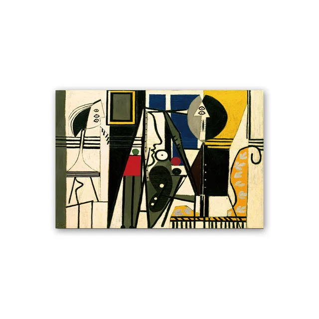 Picasso Famous Canvas Poster Night Fishing at Antibes Painting Printing Modern Wall Art Pictures for Living Room Home Decoration