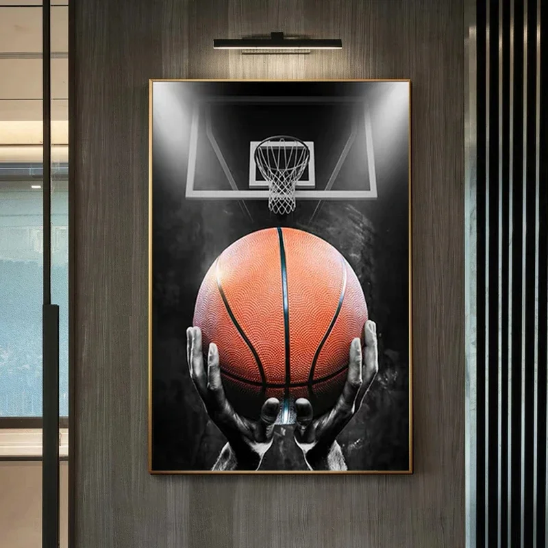 Canvas Painting Basketball Dream Inspirational Quotes Posters and Prints Wall Art for Living Room Home Decor