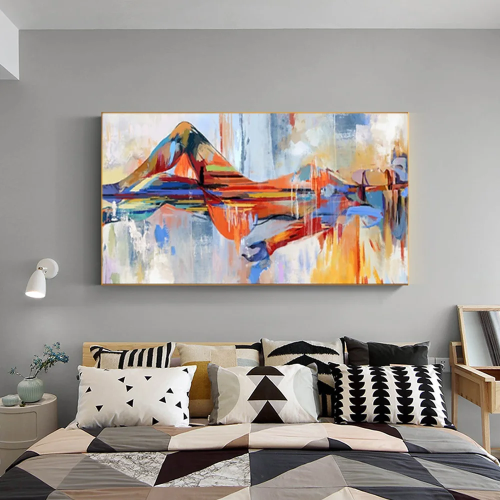 Modern Horizontal Women Abstract Graffiti Posters Color Wall Art Canvas Paintings Prints Figures Living Room Home Decor Pictures